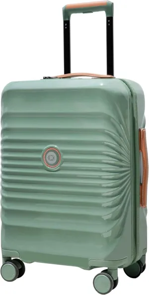 28" Lightweight Suitcase with USB Port and Wheel Lock, Ergonomic Handle, 360 Spinner Wheels, Green