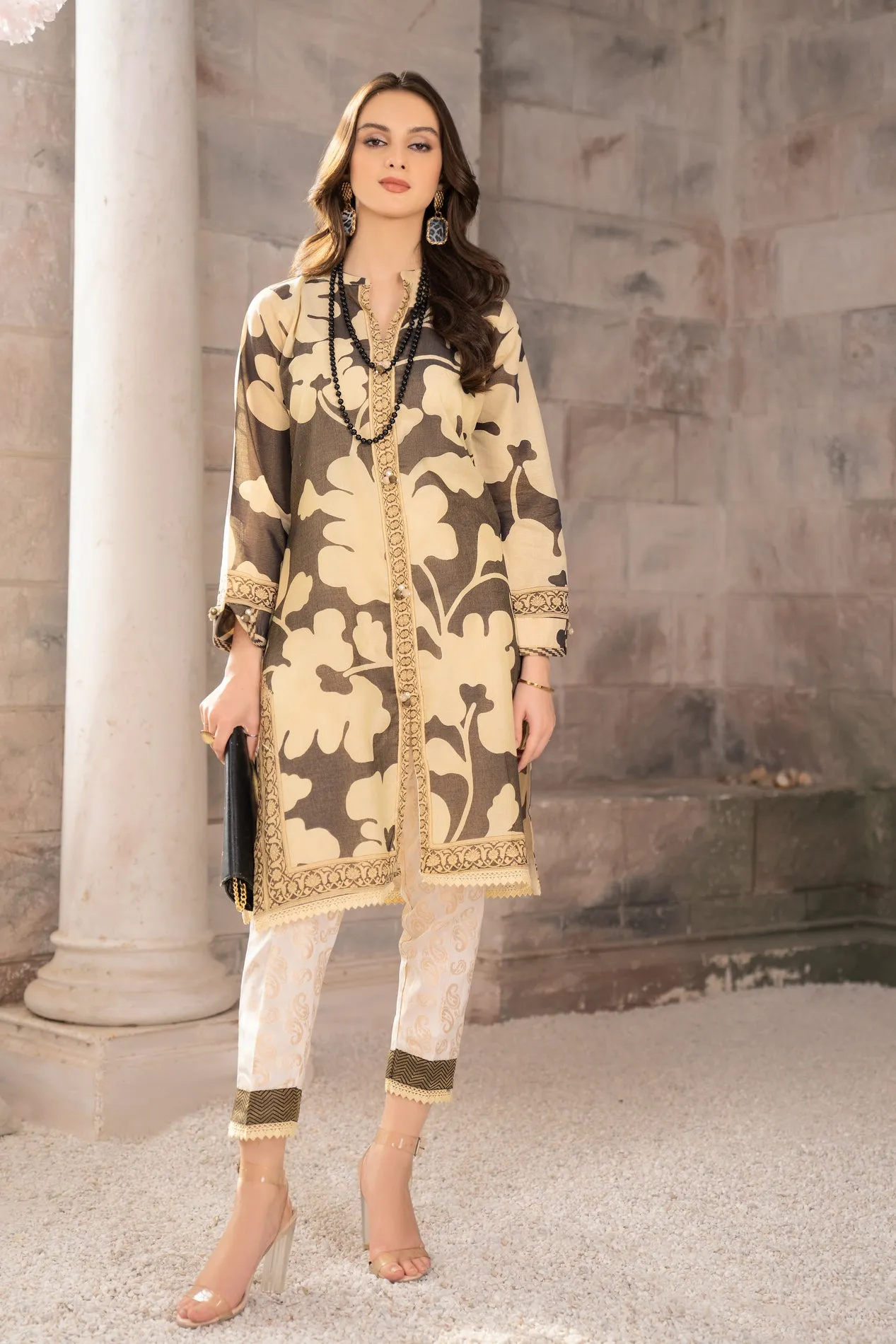 2PC LAWN DRESS BY AABPARA 04