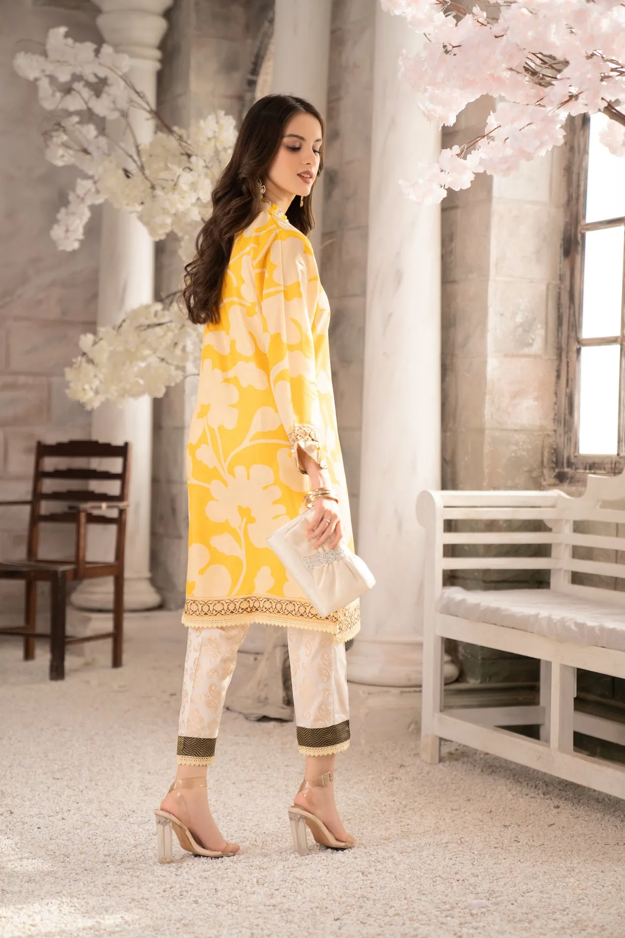 2PC LAWN DRESS BY AABPARA 05