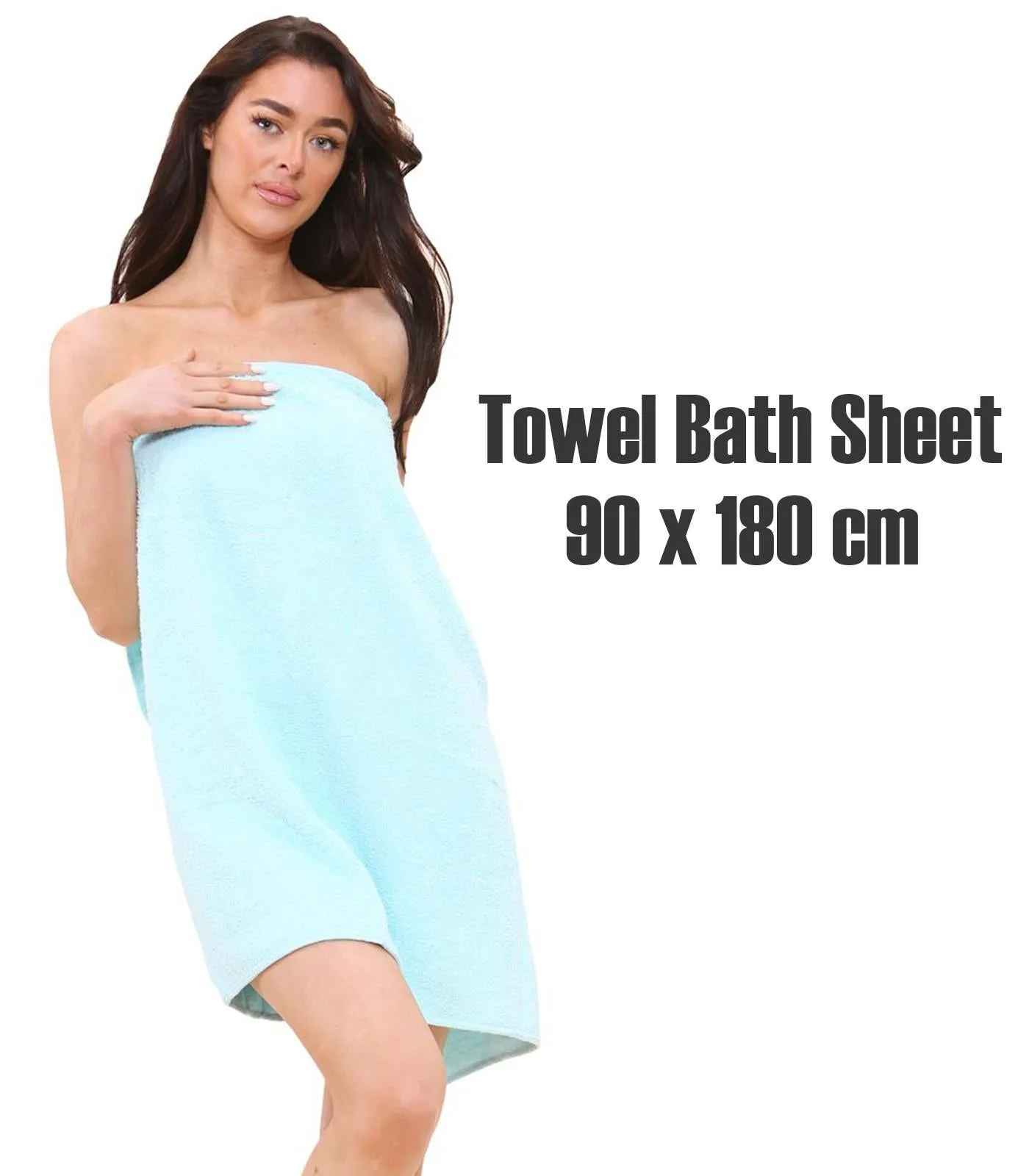 3 Pack Egyptian Cotton Soft Bathroom Towels - Set B