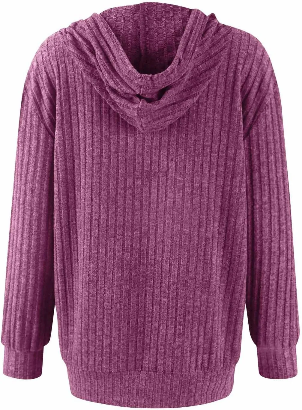 ADHOWBEW Womens Zip Up Hoodie Fashion Long Sleeve Casual Workout Lightweight Drawstring Sweatshirts