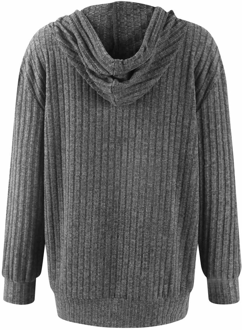 ADHOWBEW Womens Zip Up Hoodie Fashion Long Sleeve Casual Workout Lightweight Drawstring Sweatshirts