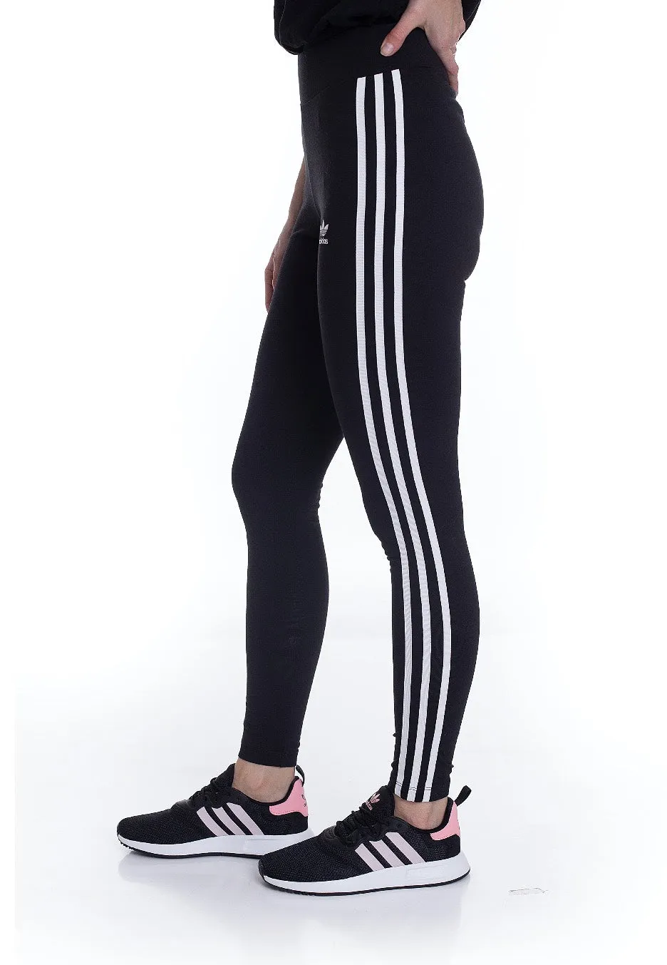 Adidas - 3 STR TIGHT Black/White - Leggings