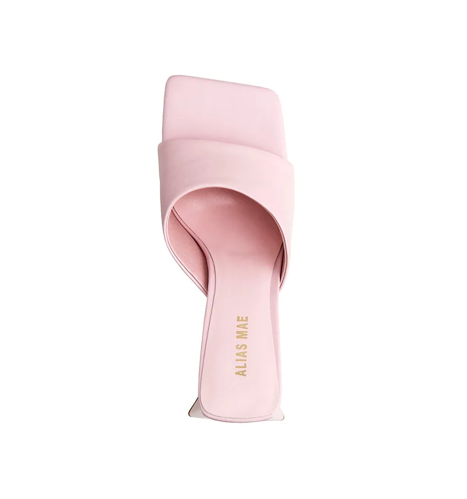 ALIAS MAE Womens Rian Leather Mules - Pink