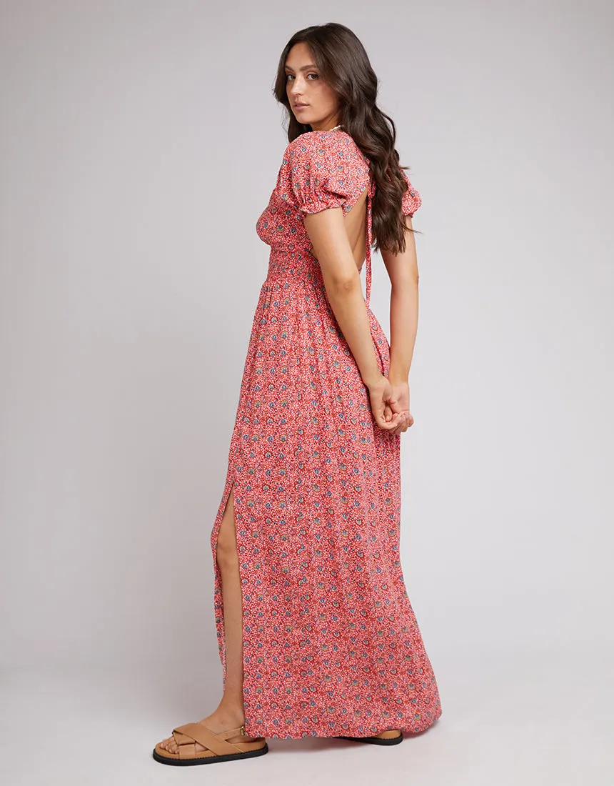 All About Eve Rosanna Floral Maxi Dress Red