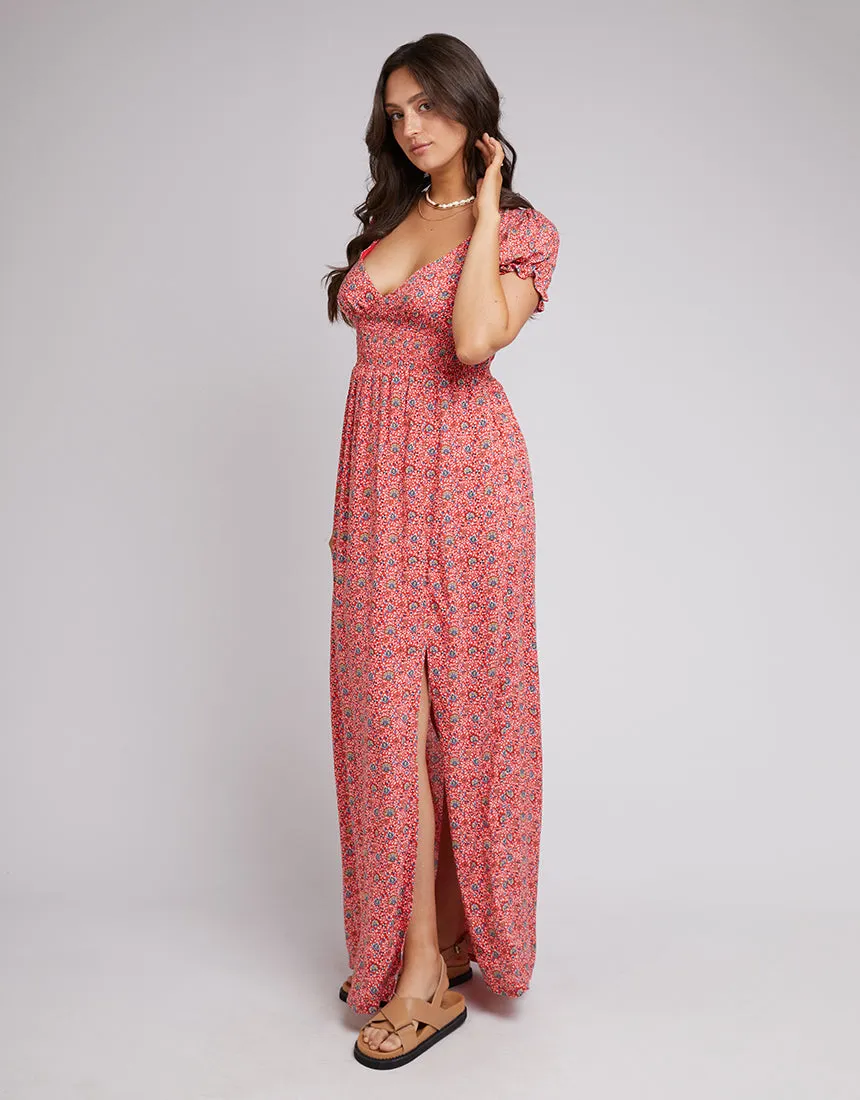 All About Eve Rosanna Floral Maxi Dress Red