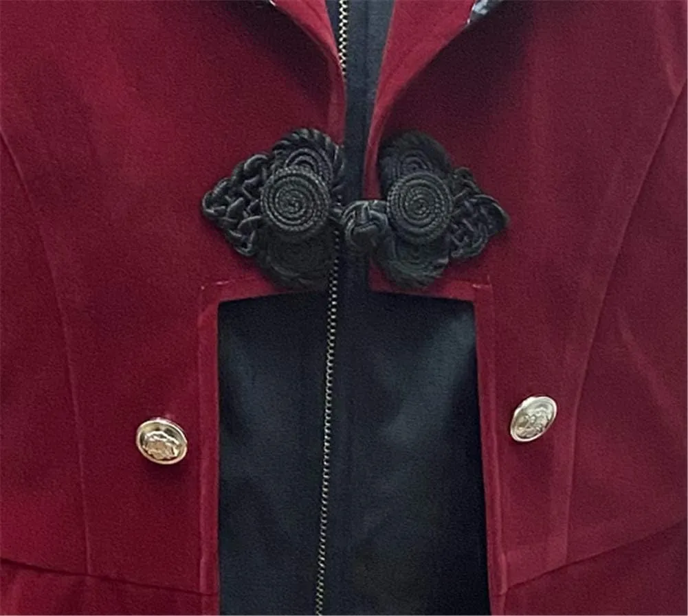 Apocrypha Men's Medieval Steampunk Tailcoat Victorian Gothic Jackets Frock Coat