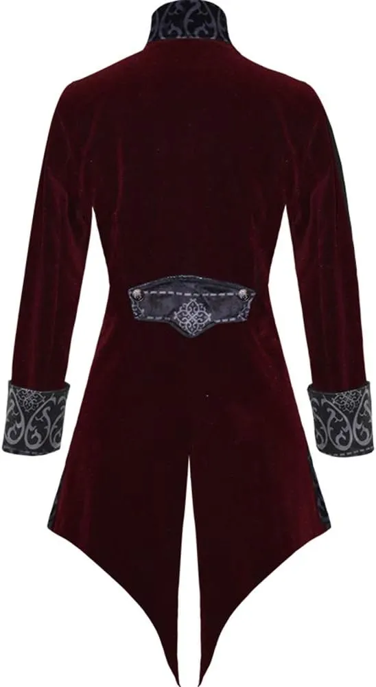 Apocrypha Men's Medieval Steampunk Tailcoat Victorian Gothic Jackets Frock Coat