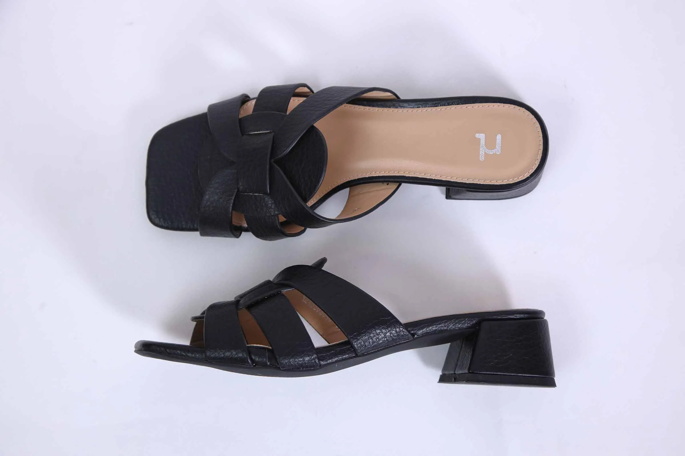 Black Block Heels-436572903