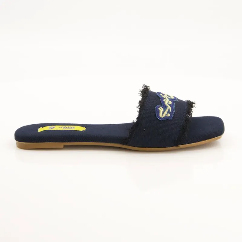 Black Fancy Women Slippers