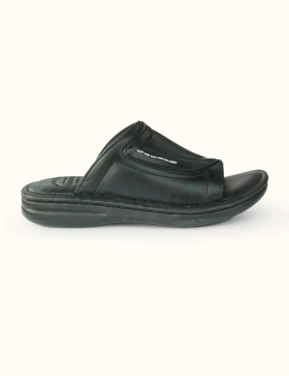 Black | Medicated Slippers For Men