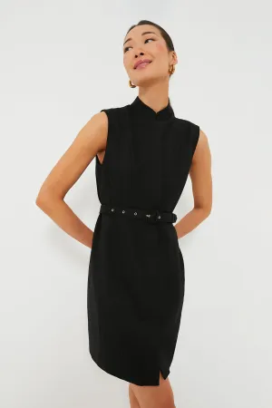 Black Sleeveless Dahlia Dress