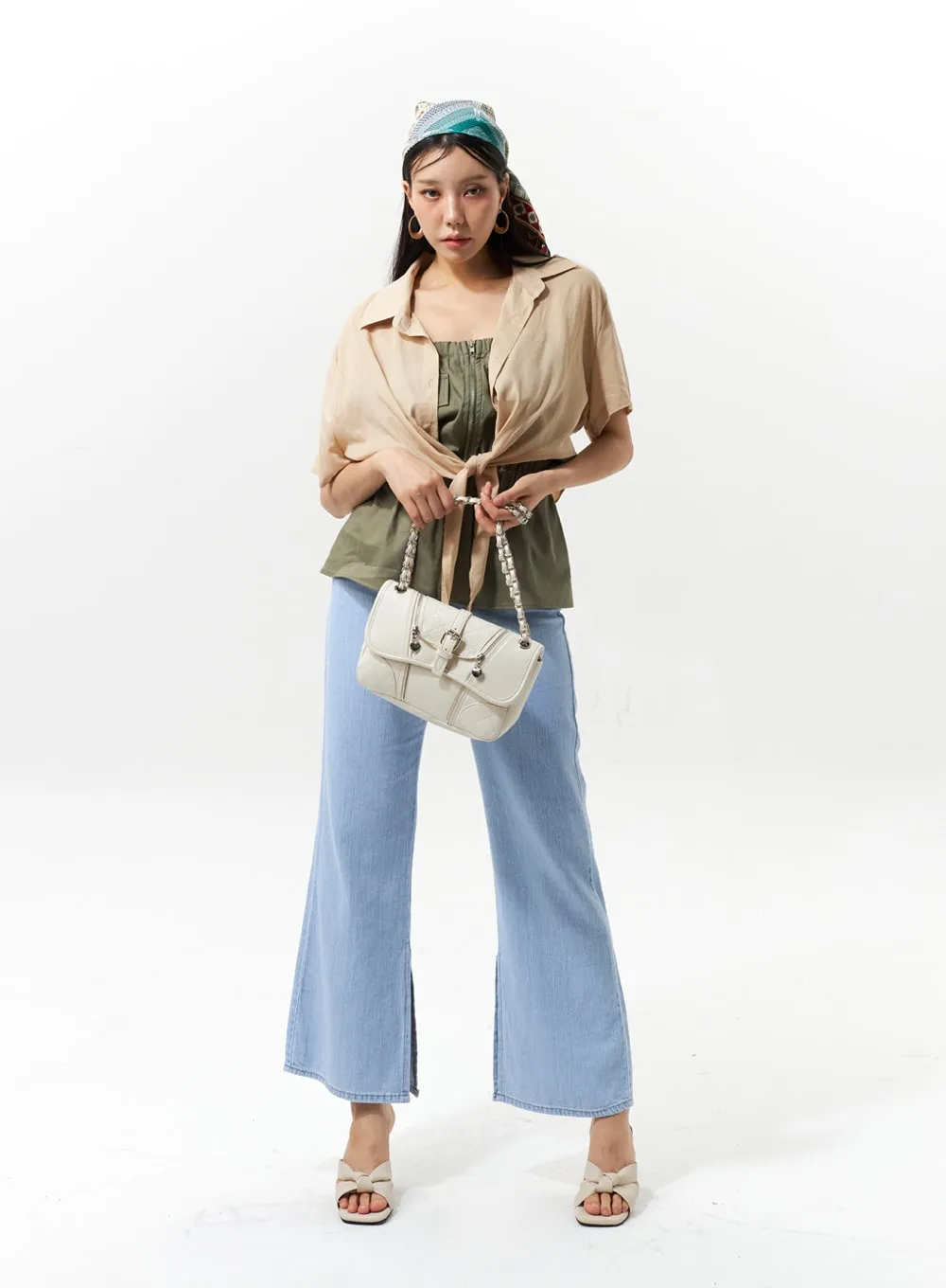 Bow Heel Sandals IU322