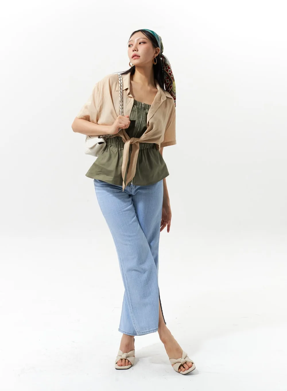 Bow Heel Sandals IU322