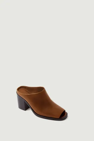 BROWN DOWN MULES