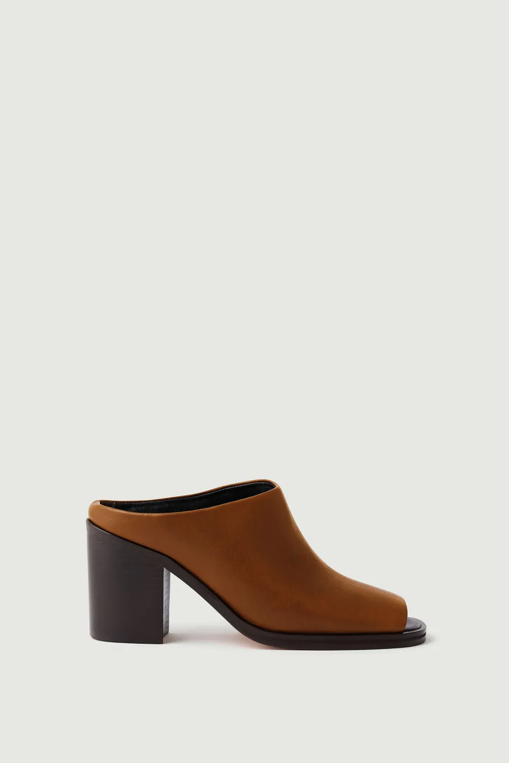 BROWN DOWN MULES