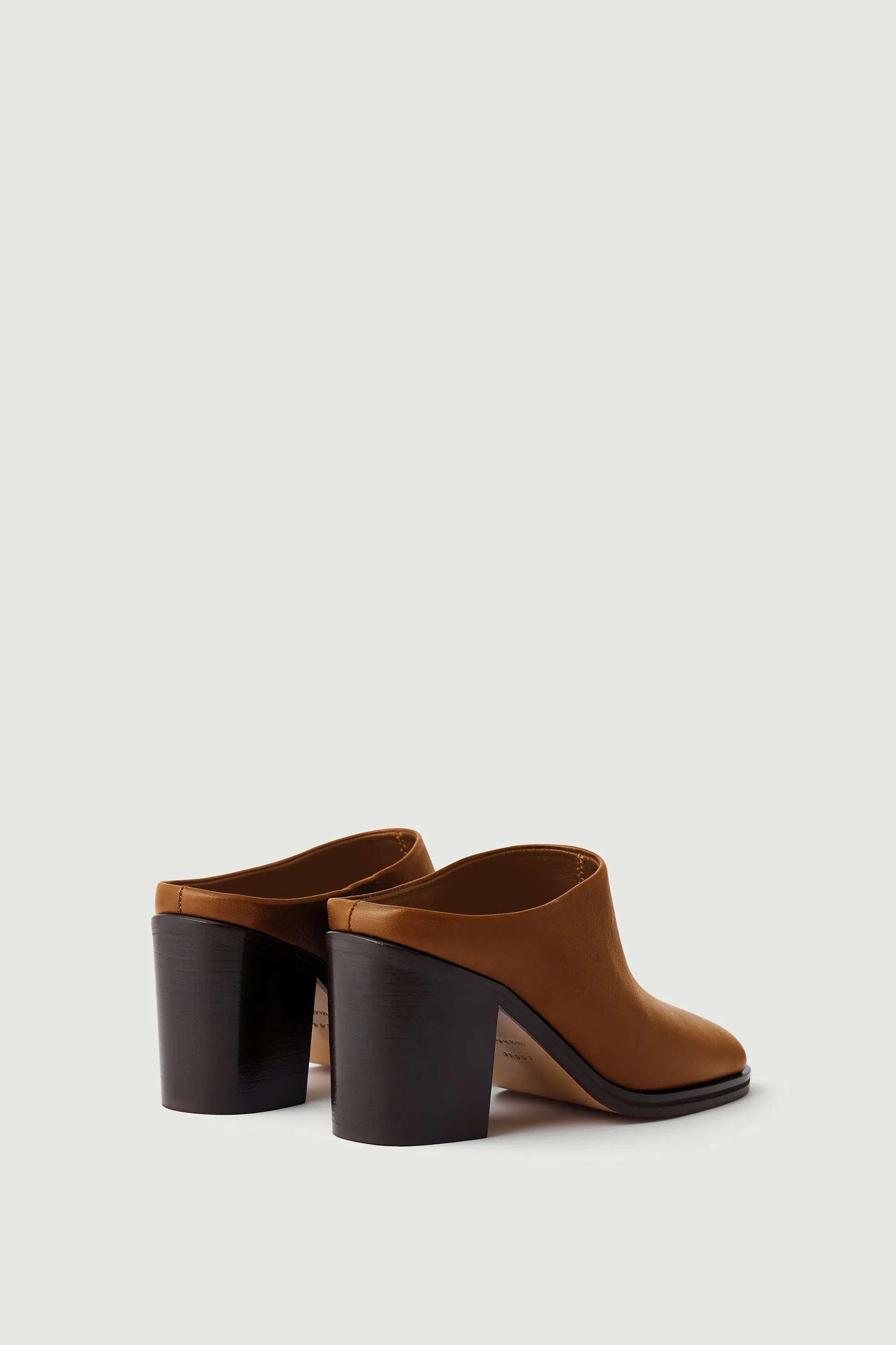 BROWN DOWN MULES