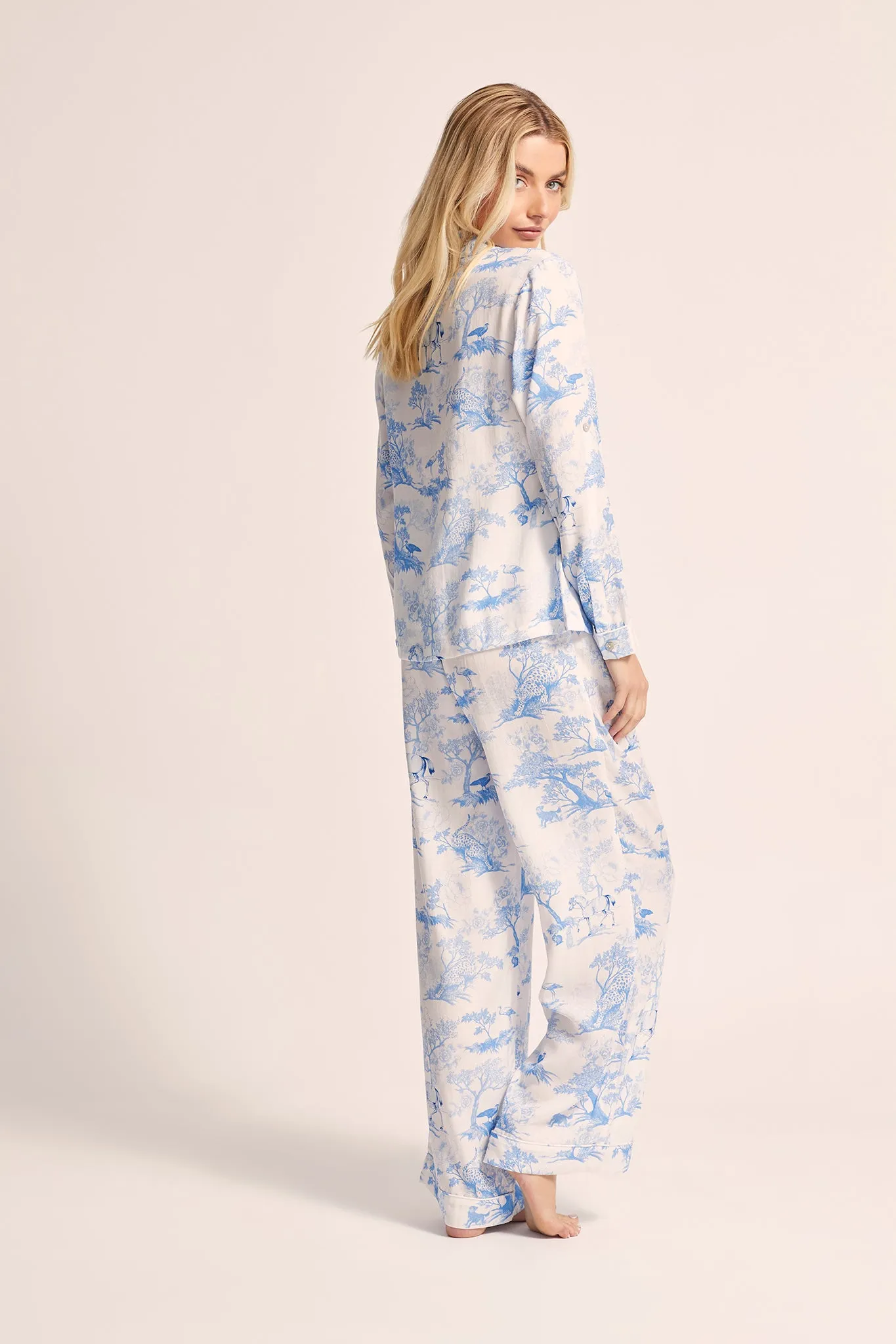 Camille Tencel™ Lounge Pyjama Set - Blue