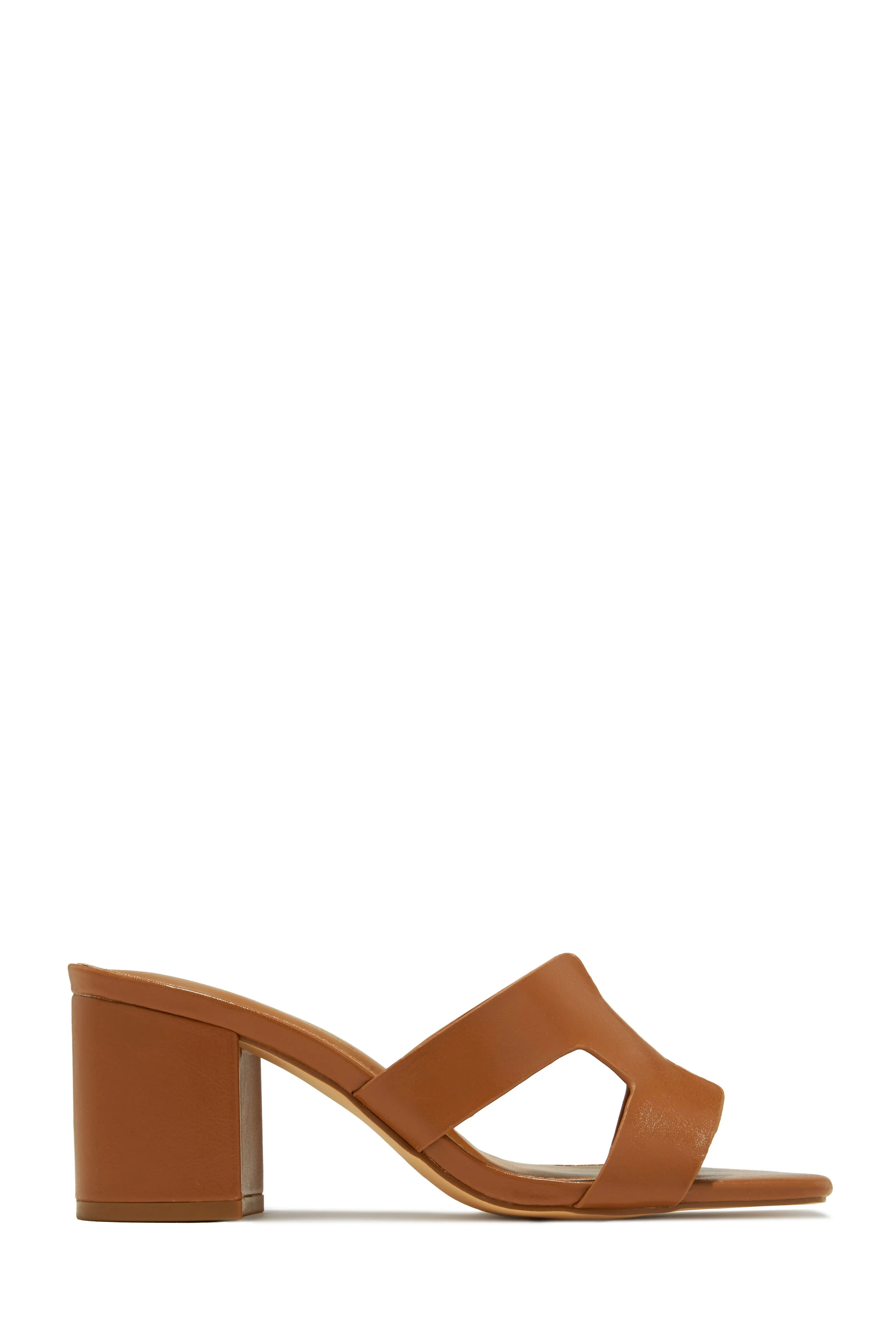 Carina Block Heel Mules - Cork