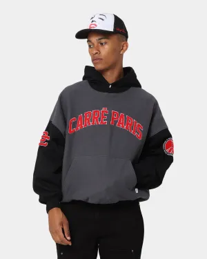 Carre Team Two Tone Oversized Hoodie Black