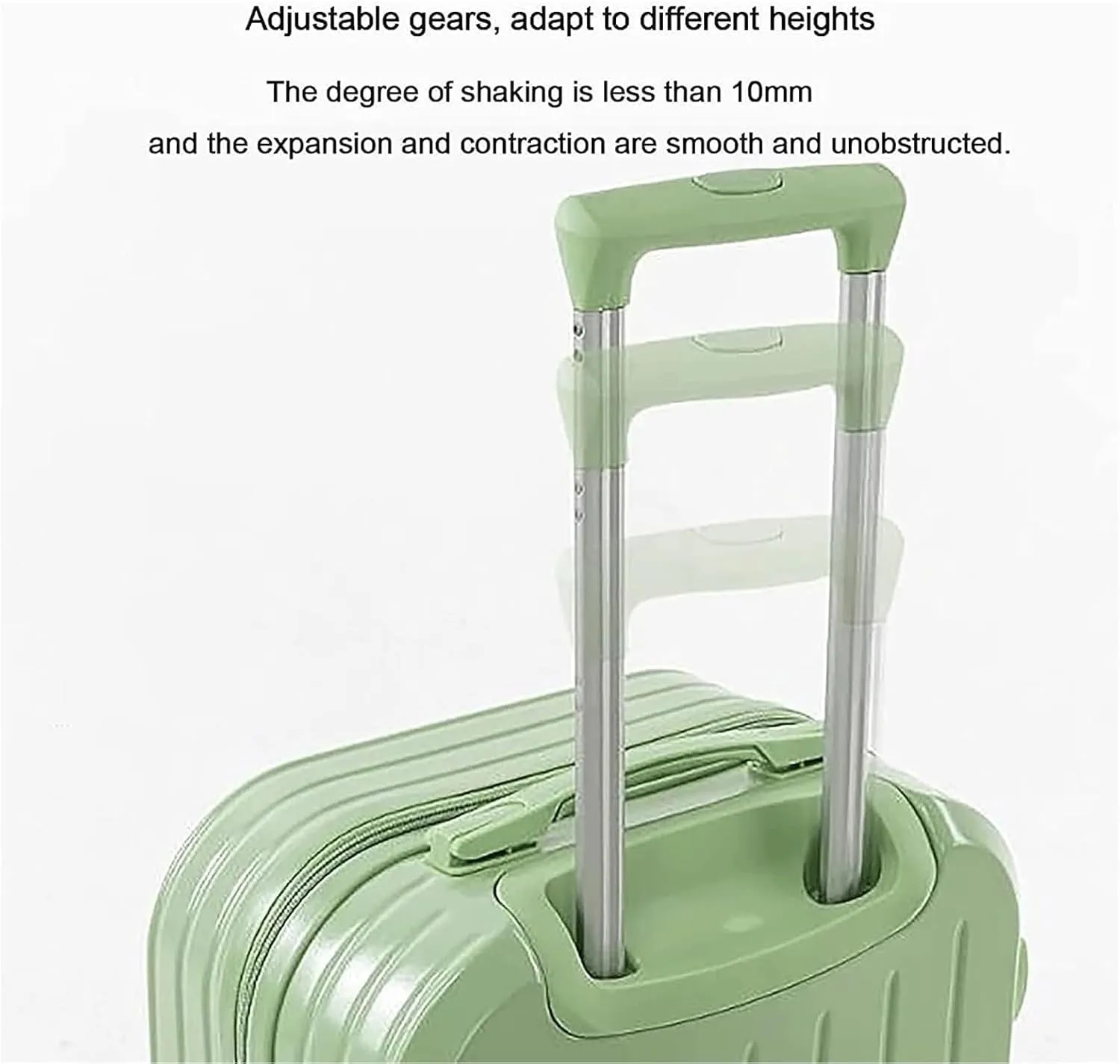 Carry-on Suitcase Luggage 20'' Lightweight Luggage Wide Handle PC Hardshell Suitcases With Spinner Wheels Carry-on Suitcases Carry On Luggages (Color : E, Size : 20 inch)