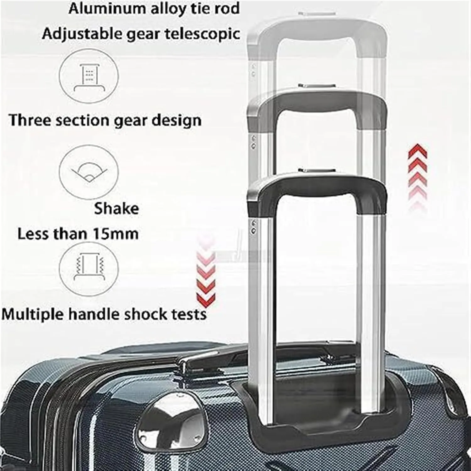 Carry-on Suitcase Luggage 3-Piece Luggage Sets Large Capacity Suitcases Carry On Luggage Suitcase Checked Luggage Carry-on Suitcases Carry On Luggages, 20 24 28in,B-20 24 28in (C 20 24 28in)