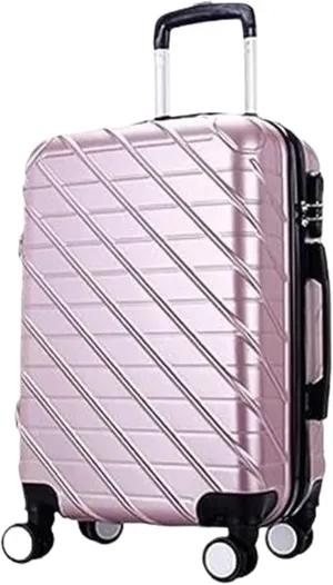 Carry-on Suitcase Luggage Carry On Luggage With Spinner Wheels Luggage Travel Suitcase Hardshell Lightweight Suitcase Carry-on Suitcases Carry On Luggages (Color : Pink, Size : 28inch)