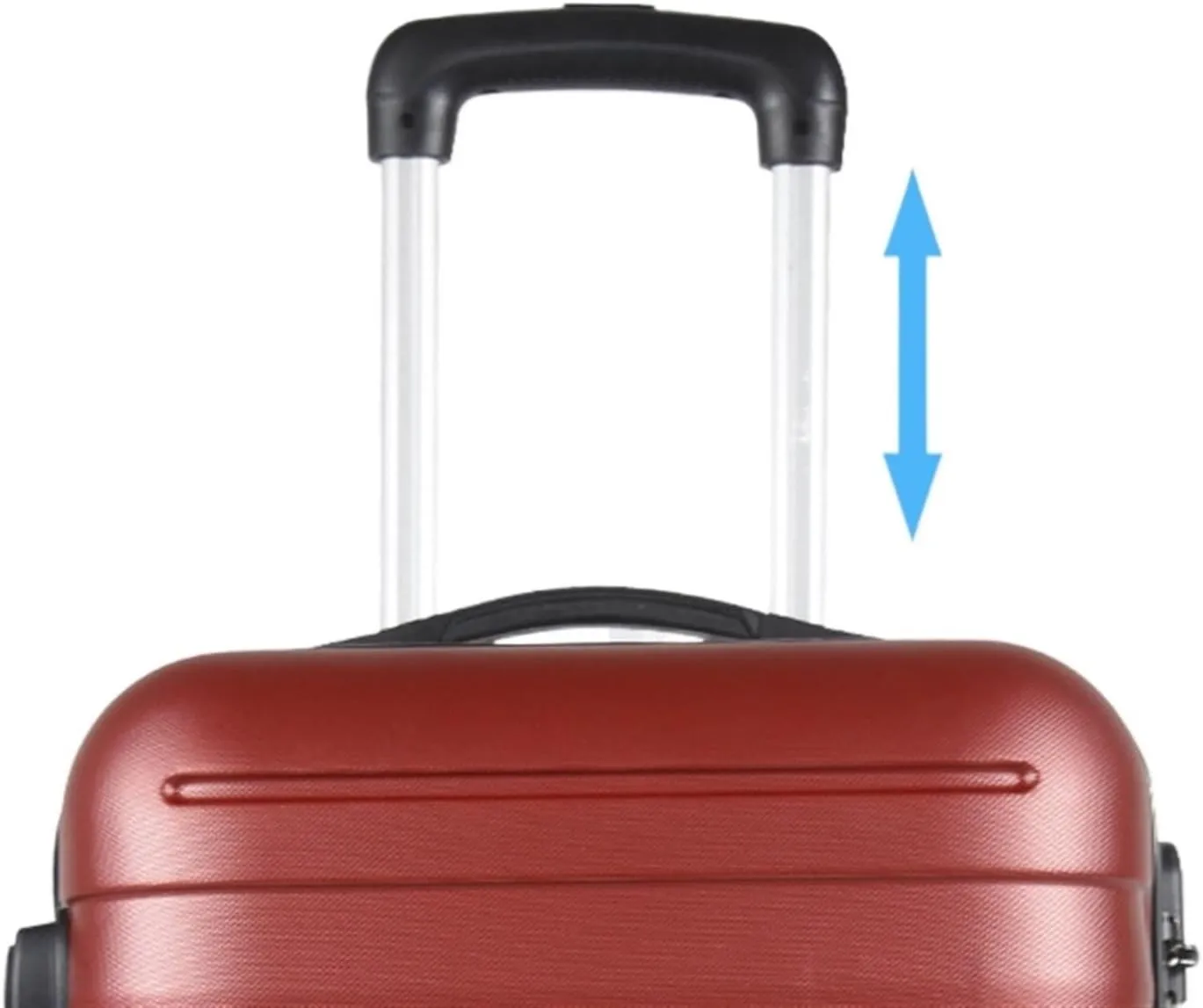Carry-on Suitcase Luggage Hardside Checked Luggage With 4 Spinner Wheels, Lightweight Suitcase For Men And Women Carry-on Suitcases Carry On Luggages (Color : Blue, Size : 24inch)