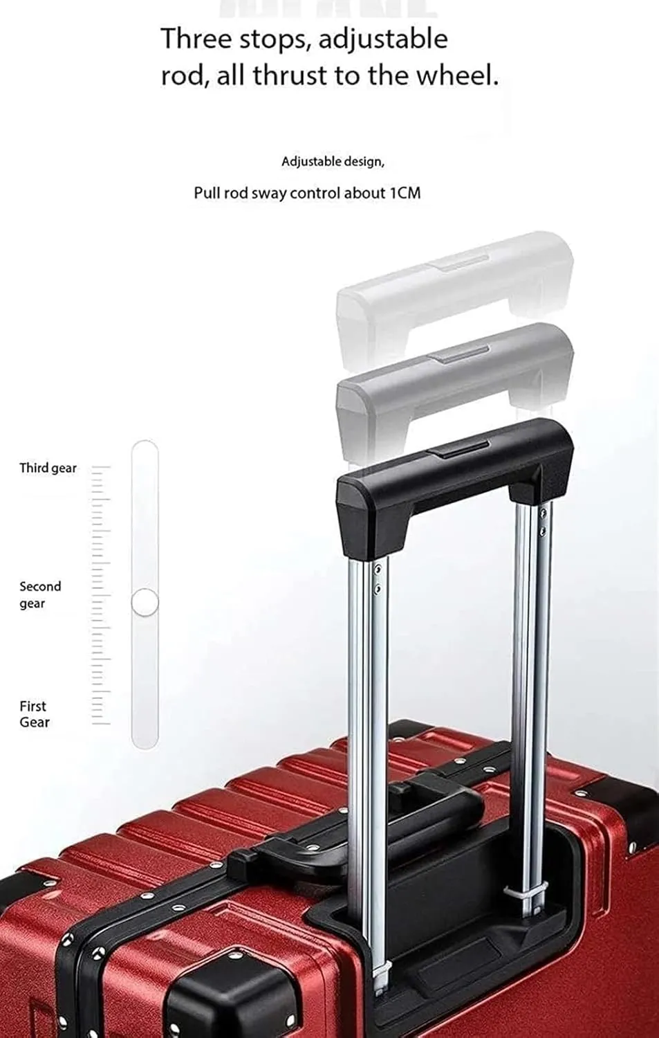 Carry-on Suitcase Luggage Hardside Luggage With TSA Lock Spinner Aluminum Frame Trolley Case Universal Wheel Carry-on Suitcases Carry On Luggages (Color : F, Size : 22 inch)