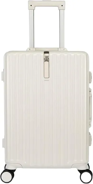 Carry-on Suitcase Luggage Lightweight and Tough Cabin Suitcase Lightweight Carry-on Hand Luggage 4 Spinner Carry-on Suitcases Carry On Luggages, 28 inches, White,White-20 inches