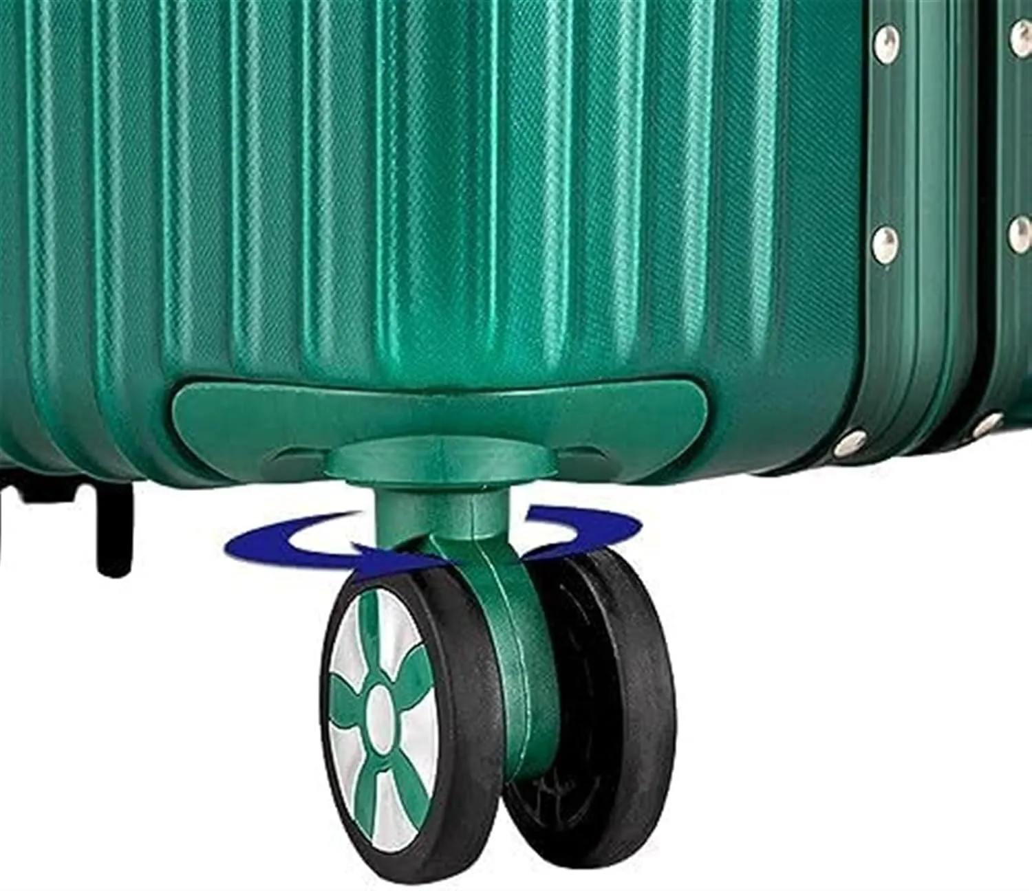 Carry-on Suitcase Luggage Lightweight Luggage,Spinner Double Wheel  Hardshell Suitcases for Travel Suitcase Carry-on Suitcases Carry On Luggages,Black-24inch (Grn 22inch)