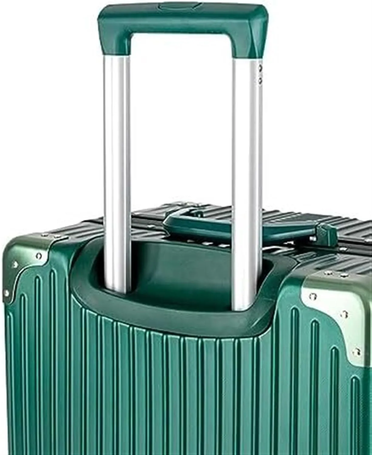Carry-on Suitcase Luggage Lightweight Luggage,Spinner Double Wheel  Hardshell Suitcases for Travel Suitcase Carry-on Suitcases Carry On Luggages,Black-24inch (Grn 22inch)