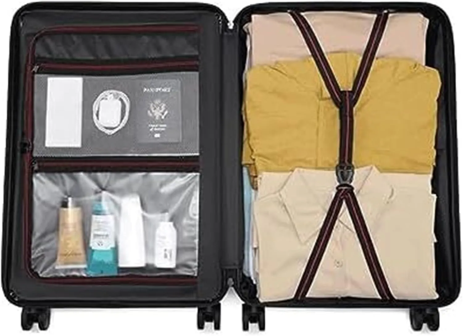 Carry-on Suitcase Luggage Luggage Carry On Lightweight Hardside 4-Wheel Spinner Travel Luggage,Business Luggage Carry-on Suitcases Carry On Luggages (Color : A, Size : 20inch)