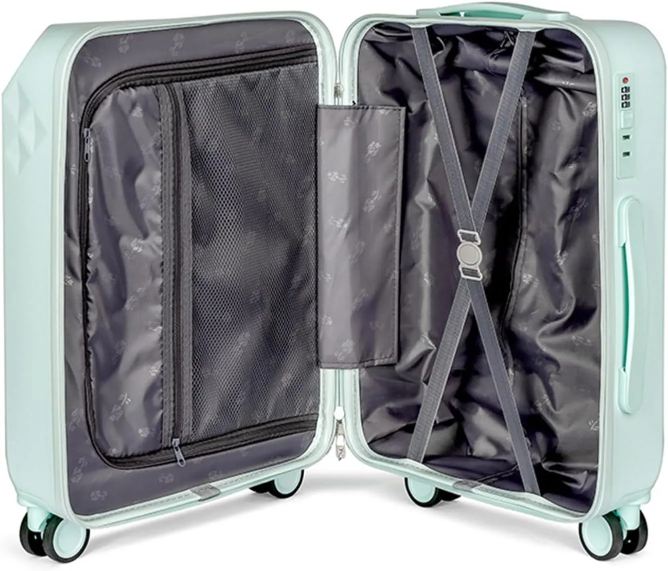Carry-on Suitcase Luggage Luggage Expandable 8-Wheel Spinner Lightweight Hardside Suitcase, Macaron Suitcase Carry-on Suitcases Carry On Luggages (Color : D, Size : 20inch)