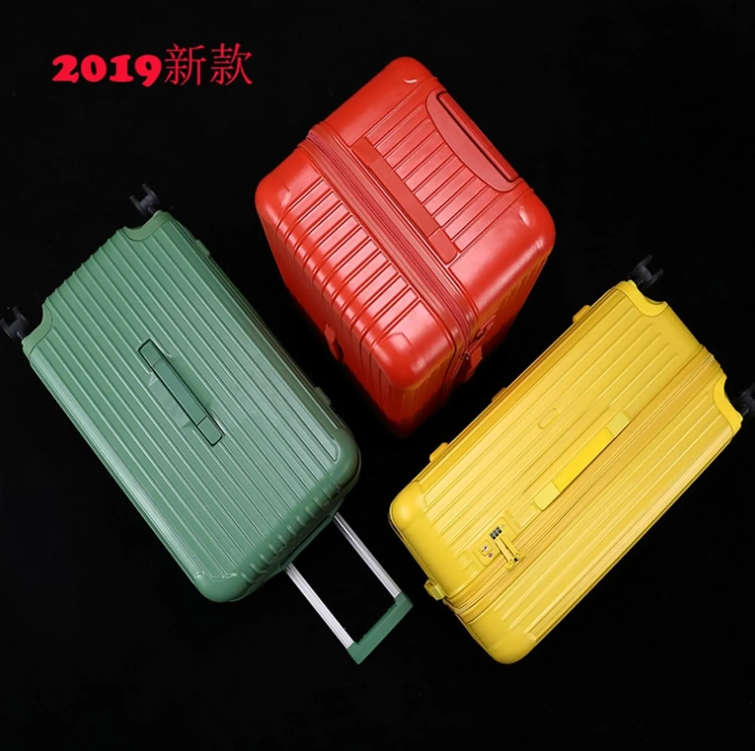 Carry-on Suitcase Luggage Luggage With TSA Lock, PC   ABS Case Luggage Suite Case With Spinner Wheels Lightweight Carry-on Suitcases Carry On Luggages (Color : Red, Size : 24 inch)