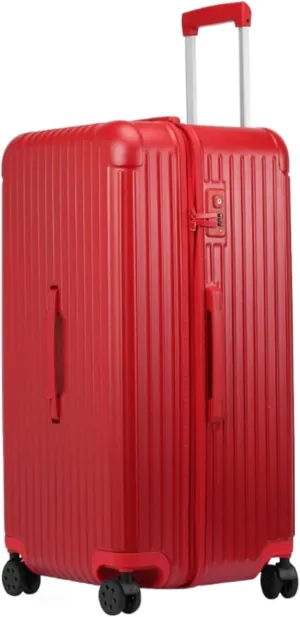 Carry-on Suitcase Luggage Luggage With TSA Lock, PC   ABS Case Luggage Suite Case With Spinner Wheels Lightweight Carry-on Suitcases Carry On Luggages (Color : Red, Size : 24 inch)