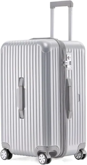 Carry-on Suitcase Luggage Luggage With TSA Lock, PC   ABS Case Luggage Suite Case With Spinner Wheels Lightweight Carry-on Suitcases Carry On Luggages (Color : Sliver, Size : 24 inch)