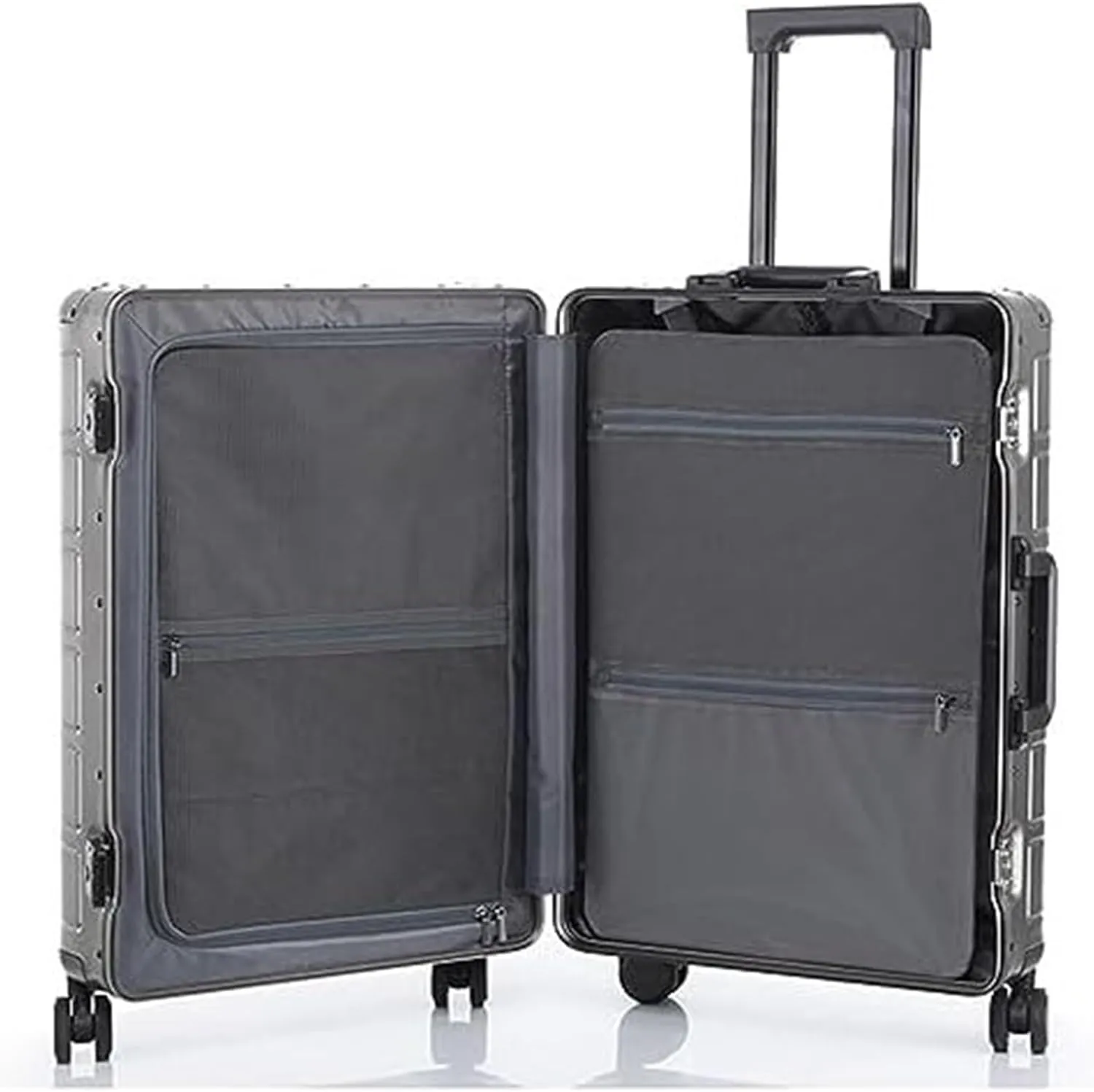 Carry-on Suitcase Luggage Travel Case Hardshell Carry-on Luggage With Silent Airplane Spinner Wheels Suitcase Carry-on Suitcases Carry On Luggages (Color : Red, Size : 20inch)