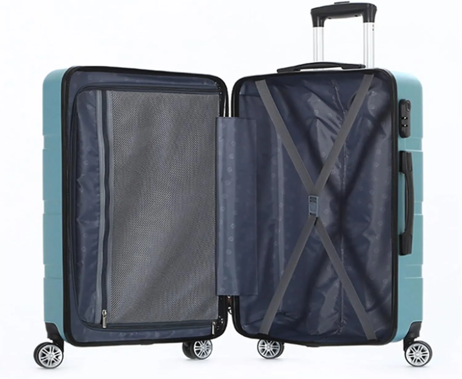 Carry-on Suitcase Luggage Travel Luggage Medium Large Smooth Small Hand Luggage Comfortable and Lightweight Carry-on Suitcases Carry On Luggages, 20inch,A-20inch (B 20inch)