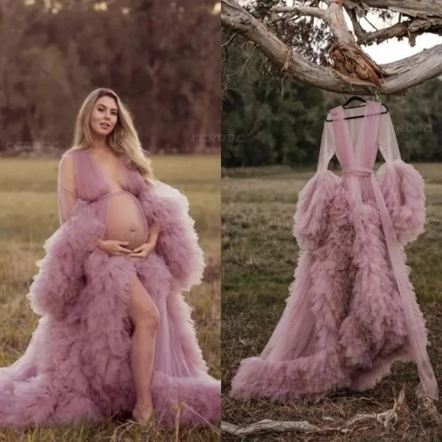 Celestial Perspective Maternity Gown