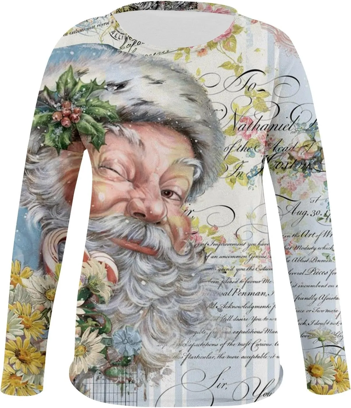 Christmas Outfits For Women Cute Christmas Tree Sweaters Oversized Crewneck Holiday Sweatshirts 2024 Fall Winter