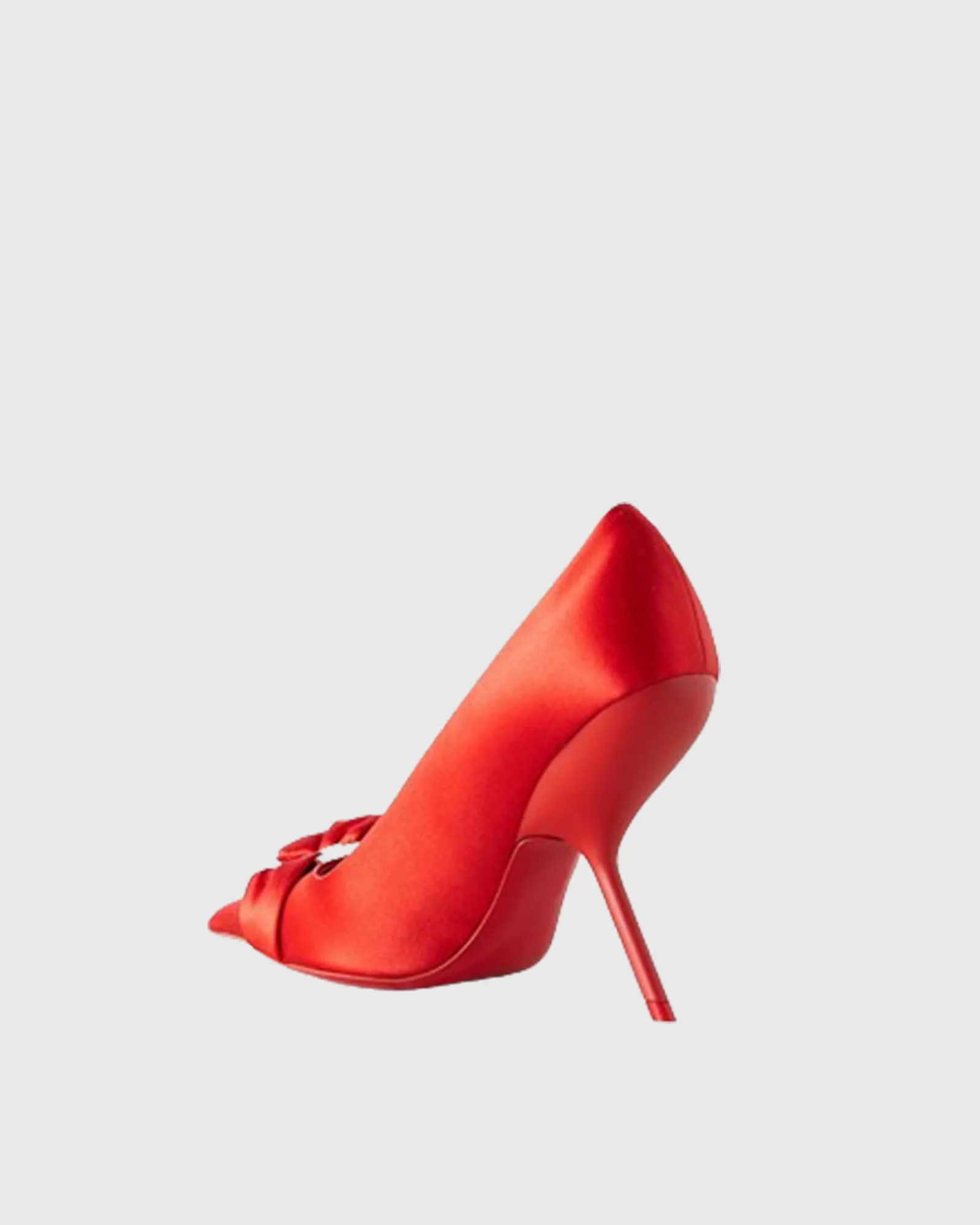 Concetta Bow Heterotypic Heels In Red