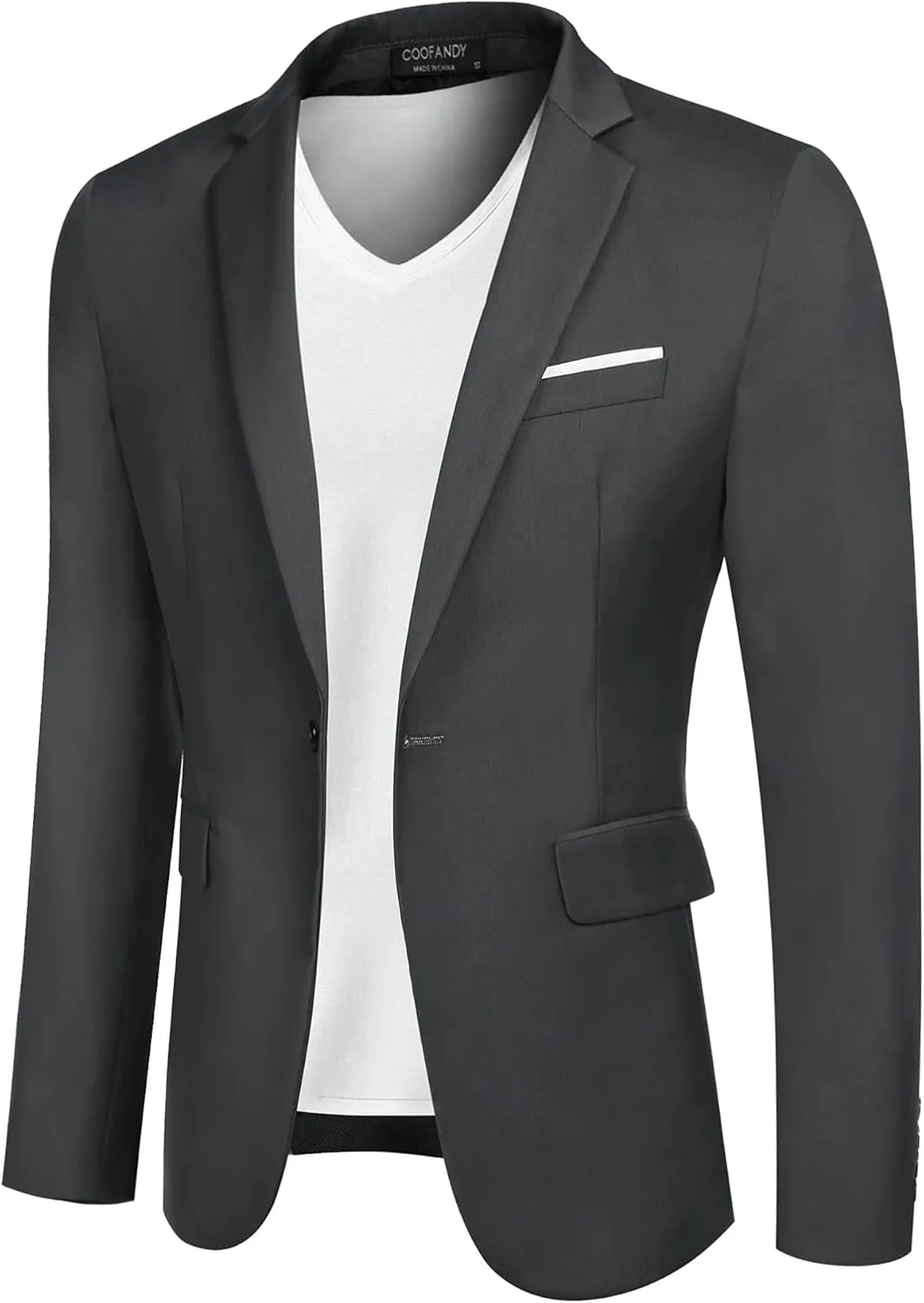 COOFANDY Mens Blazer Sport Coats Casual Slim Fit Suit Jacket Business One Button Blazers