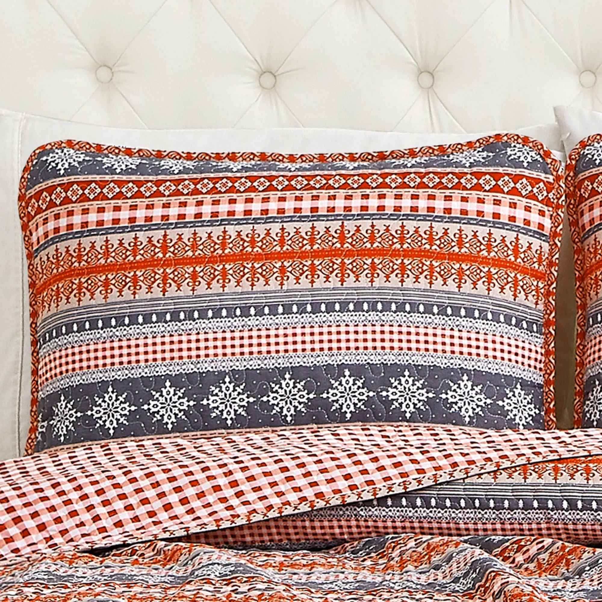 Cozy Cottage 3-Piece Quilt Bedding Set