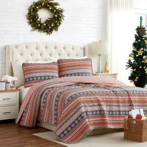 Cozy Cottage 3-Piece Quilt Bedding Set