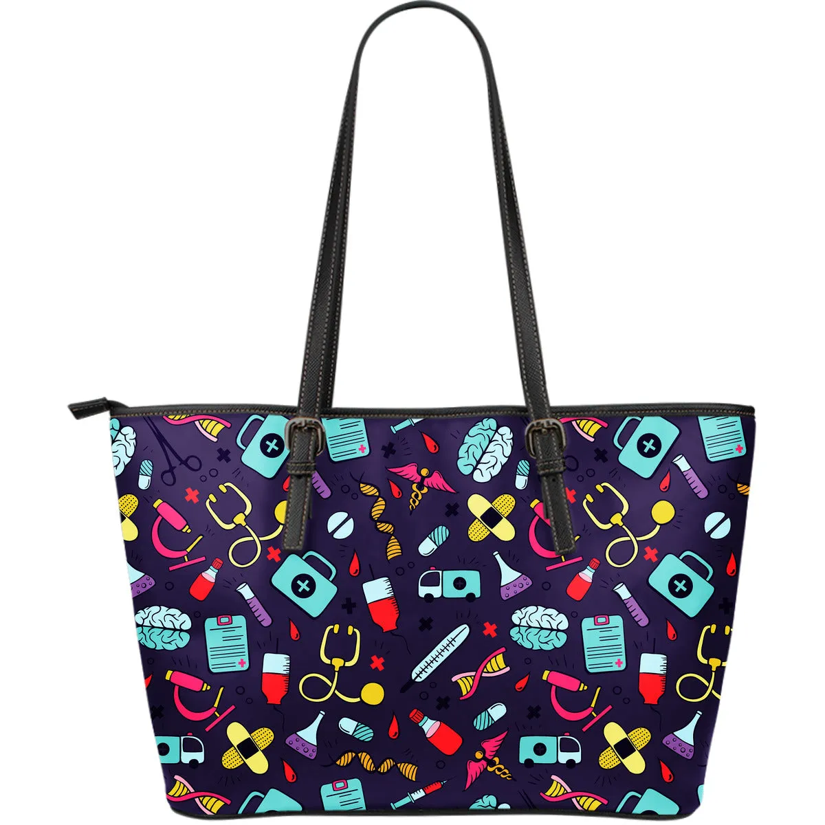 Doctor / Nurse Large Leather Tote Bag