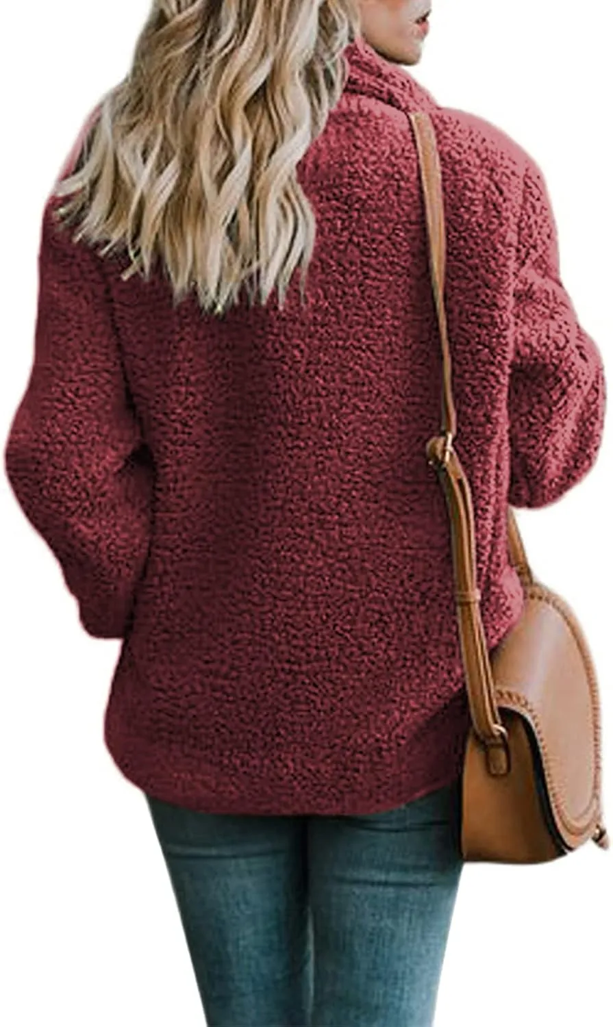 Dokotoo Womens 2024 Winter Fleece Teddy Bear Sherpa Jacket Coats with Pockets