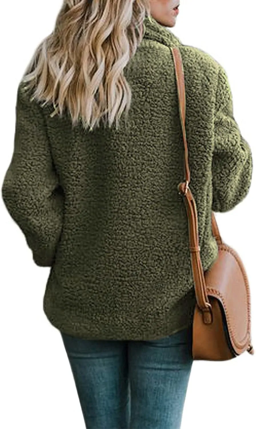 Dokotoo Womens 2024 Winter Fleece Teddy Bear Sherpa Jacket Coats with Pockets