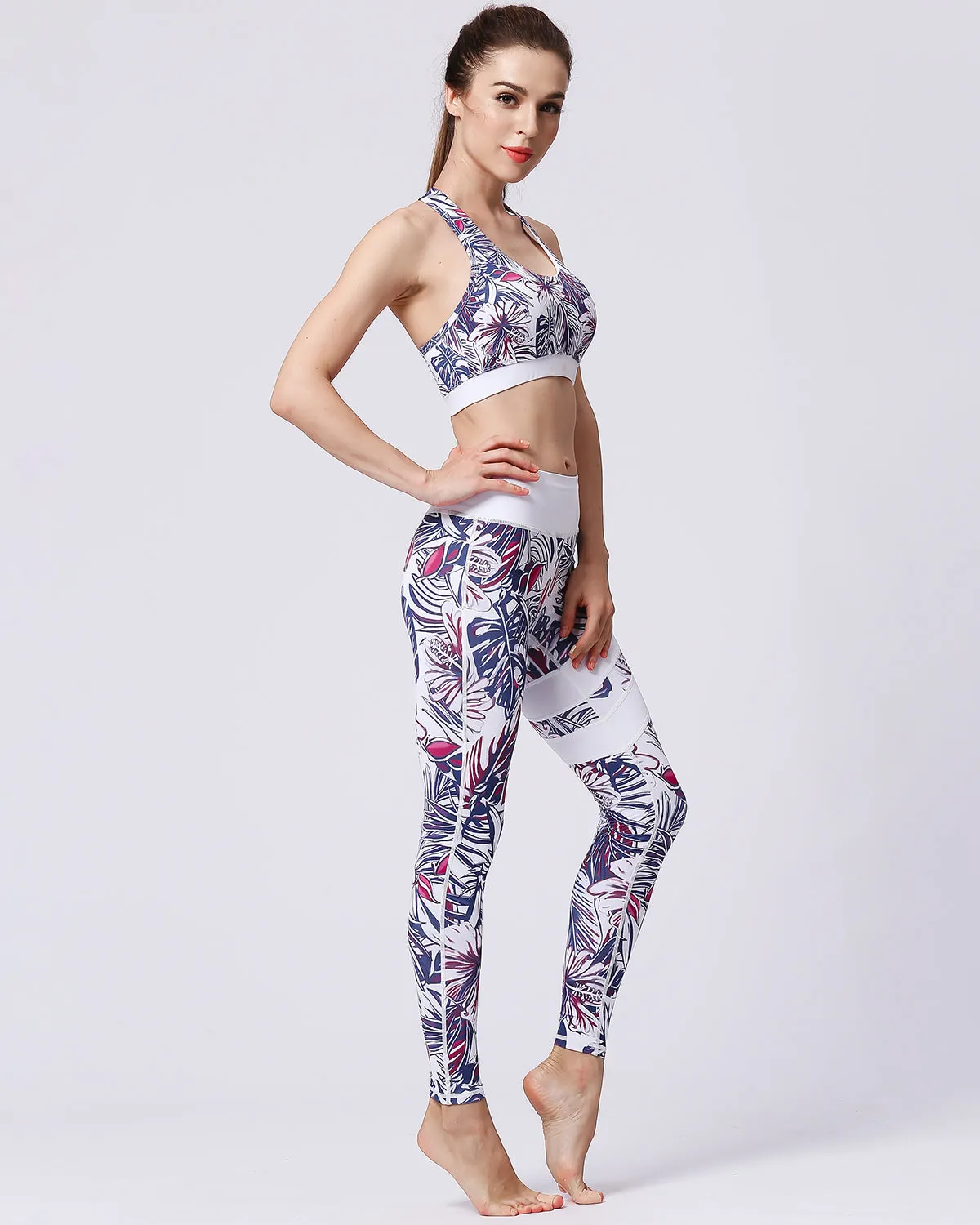 Dolce Flora Leggings - Rose Mallows