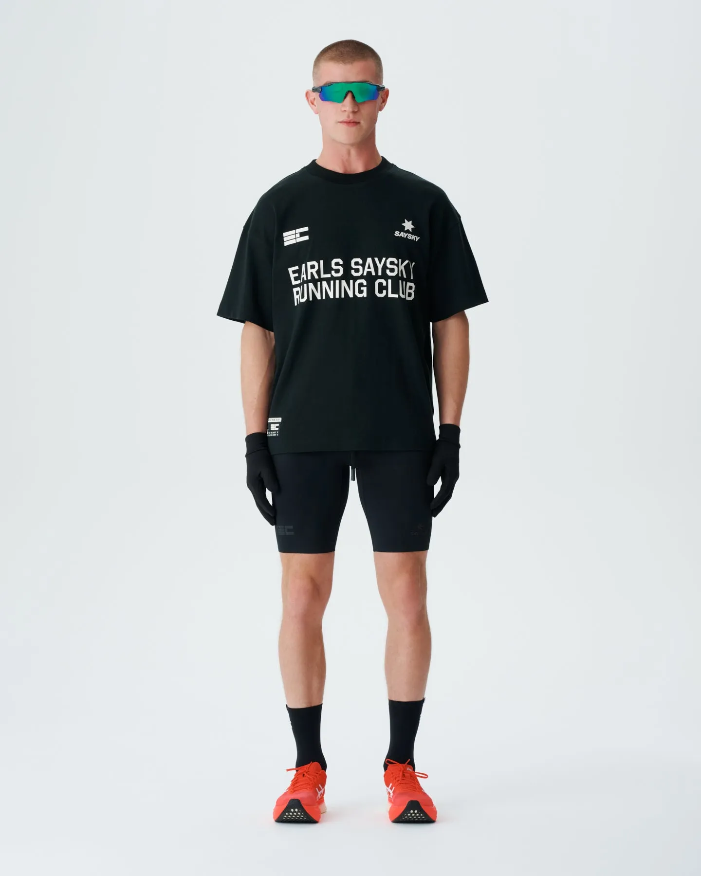 Earls x Saysky Combat Half Tights  - Black
